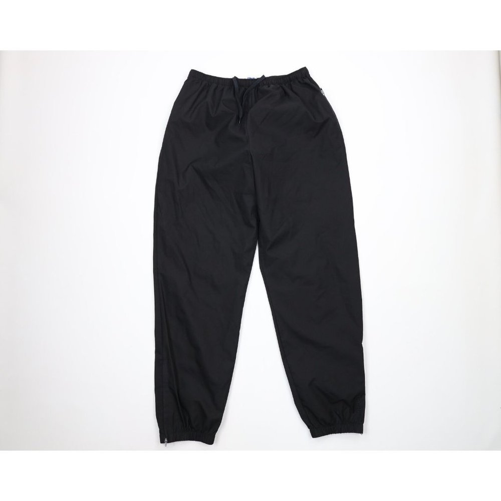 Vintage 90s InSport Mens Large Waterproof Cuffed Joggers Jogger Pants Black USA